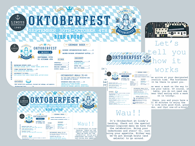 oktoberfest branding design holiday illustration menu design oktoberfest restaurant design web