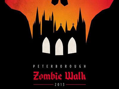 Peterborough Zombie Walk 2013 poster