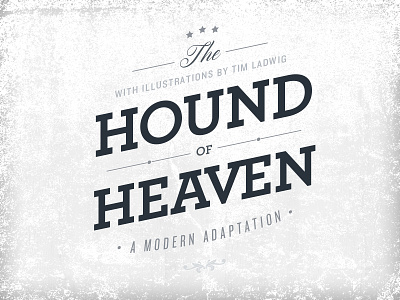 Hound of Heaven Title book book title heaven hound title title page typography