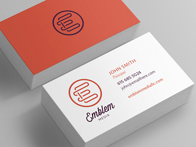 Emblem Media Business Card Concept