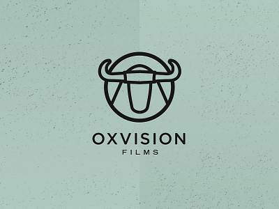 Oxvision Films brand bull film gotham identity logo movie ox trade gothic
