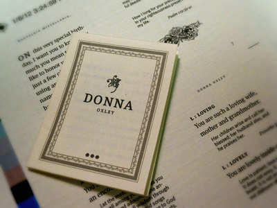 Miniature Book book book design border chapter chapter opener cream ivory meta serif mini book miniature ornaments