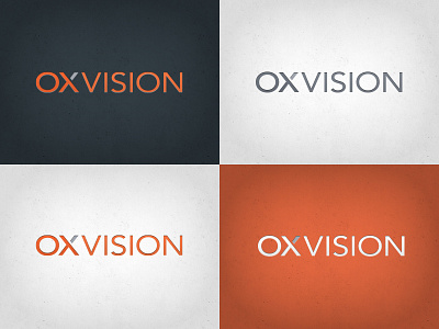 Oxvision Logo Concept 2 concept logo logo design minimal ox slab slab serif wordmark