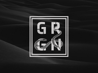 GRGN branding design illustration illustrator logo logotype minimal nightlife vector