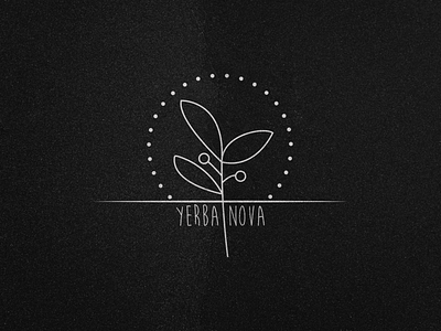 YerbaNova branding design illustration illustrator logo logotype mate minimal vector yerba yerba mate