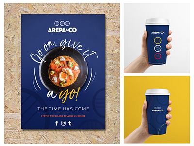 Restaurant branding design.