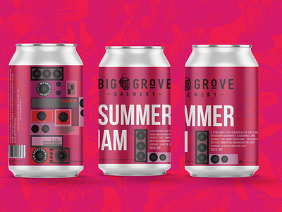 "Summer Jam" Can Label Design