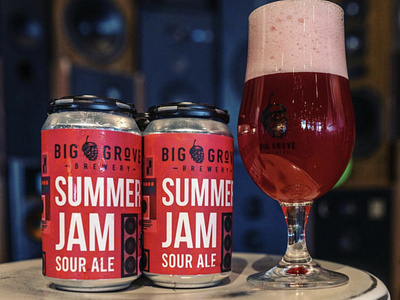 Summer Jam Label Design with Beer