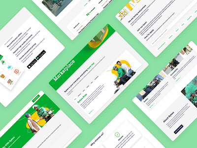 Bykea booking delivery design logistic minimal ride hailing ui ux web website