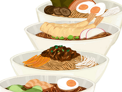 Hungry illustration noodle hungry