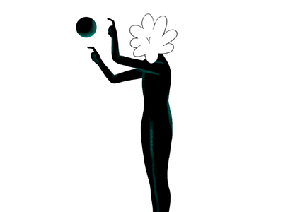 Flower Head icon illustration brand