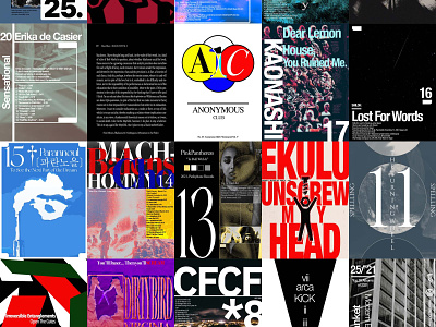 25 Records for '21 album album artwork artwork branding design graphic design illustration music poster poster design print design typography