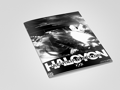 Halcyon.txt #003 - Community Magazine and Editorial Design 3d design editorial design graphic design illustration magazine print design typography