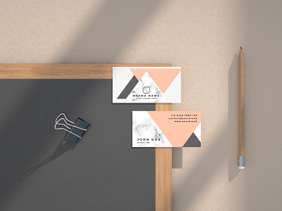 Business Card Free Mockup Kit