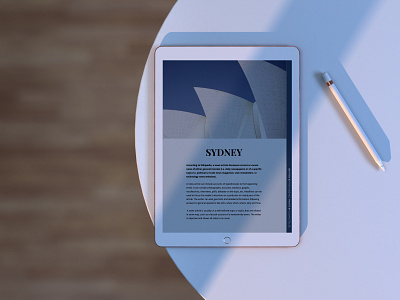 iPad Free PSD Mockup