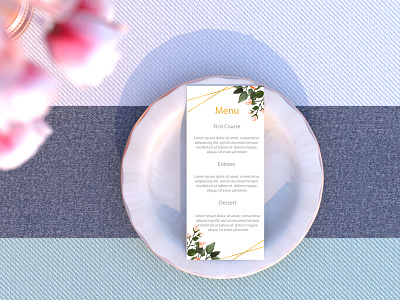 Free Wedding Menu