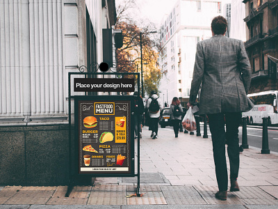 Billboard on Street Free Mockup