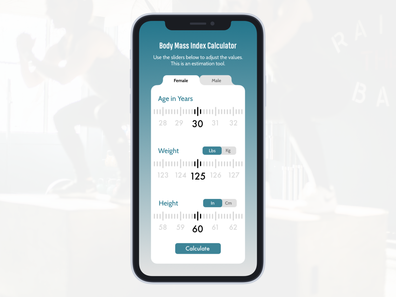 bmi calculator mobile