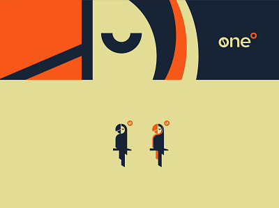 One° Coffee brand branding coffee design graphic design illustration logo logodesign
