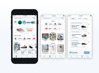 Sneaker Marketplace Concept design exploration fashion lifestyle mobile app mobile design ui design ux design