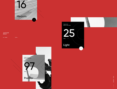 Front-m branding clean design minimal poster web