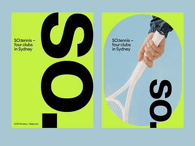 SO.tennis br branddesign branding clean graphic design minimal poster tennis