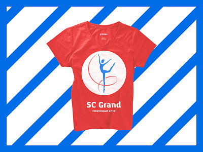 SC GRAND blue red t shirt web website