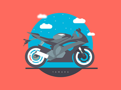 Yamaha car icon illustration vector