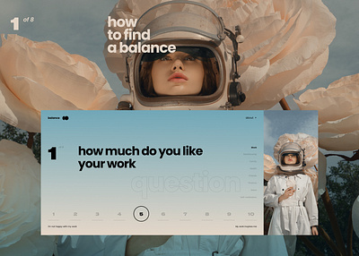 Balance design graphicdesgin minimal web website