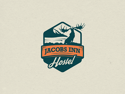 Jacobs Inn adventure branding hiking hostel logo travel