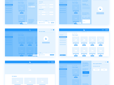 Checkout Wireframes