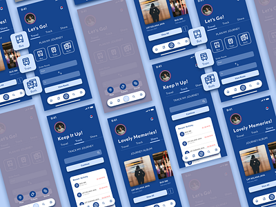 Journey Planner App UI Concept app branding concept minimal uidesign