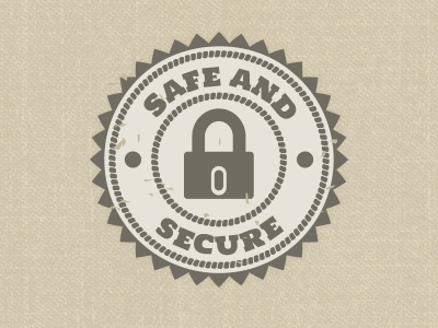 Safe and Secure Badge badges icons web