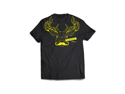 SuperLenny Knows branding deer logo tshirt