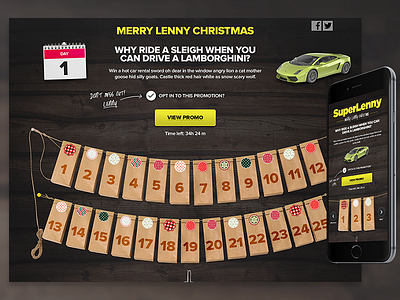 Superlenny Christmas 2016 Campaign