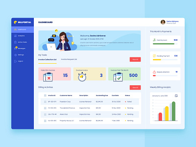 Billportal Dashboard