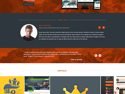 HevnGrafix Website Concept black creative design graphic heaven hevngrafix portfolio red ui ux website wings