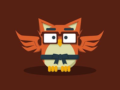 Aikido Owl Mascot