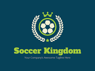 FREEBIES - Soccer Kingdom Logo Template