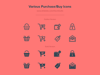 FREEBIES - Various Purchase/Buy Icons buy cart coins e commerce free freebies icon money outline purchase solid wallet