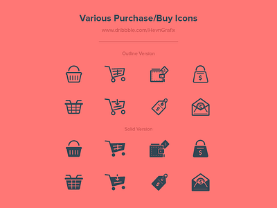 FREEBIES - Various Purchase/Buy Icons