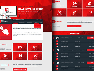 Liga Digital Indonesia Website UI