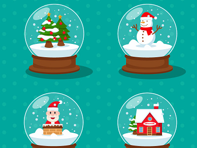 FREE Christmas Snowball Globe Collection