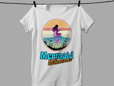 Mermaid T-Shirt Design