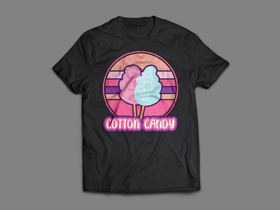 Cotton Candy T Shirt clothing design cotton candy design illustration tee teespring tshirt