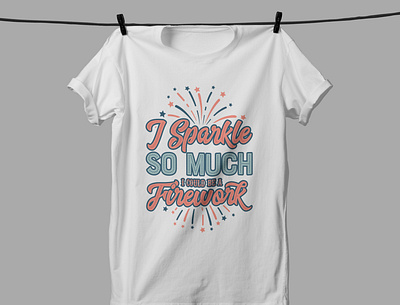 4th July Firework T Shirt 4th july clothing design design firework sparkale tee teespring tshirt