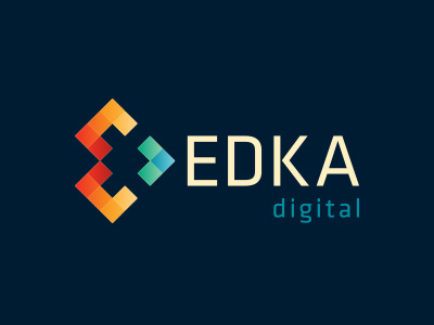 Edka Digital digital edka identity logo