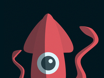 Giant Squid illustration squid