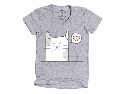 Kitty Kat Shirt cat illustration shirt tee tshirt