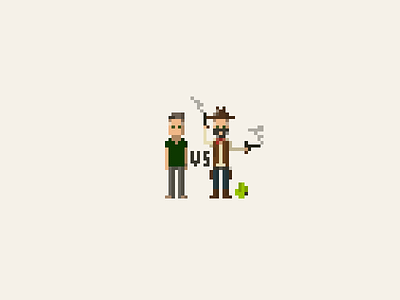 Me vs. West World Me art pixel